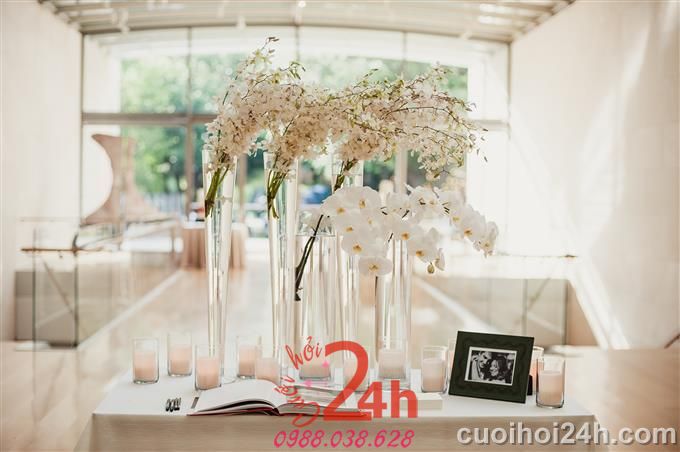 Dịch vụ cưới hỏi 24h trọn vẹn ngày vui chuyên trang trí nhà đám cưới hỏi và nhà hàng tiệc cưới | Trang trí tiệc cưới 29